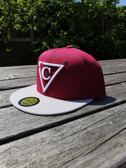 Slimeyes Snapback - Red/Grey - Capiche Caps Special