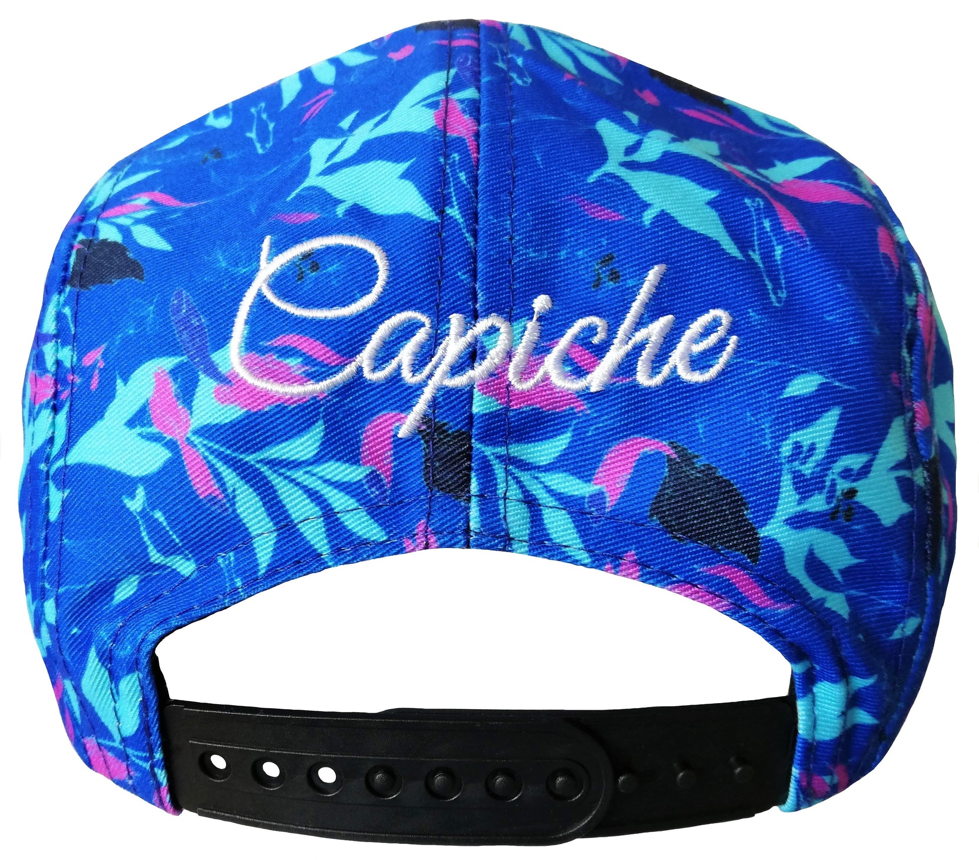 Blue Fish 5-Panel Cap - Blue/Black - Capiche Caps 5-Panel