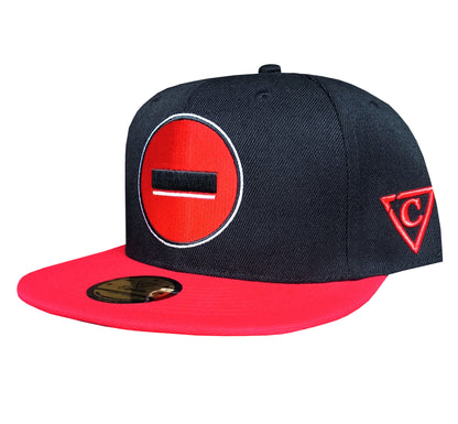 James Hutton x Capiche Collab Snapback - Black/Red - Capiche Caps Black