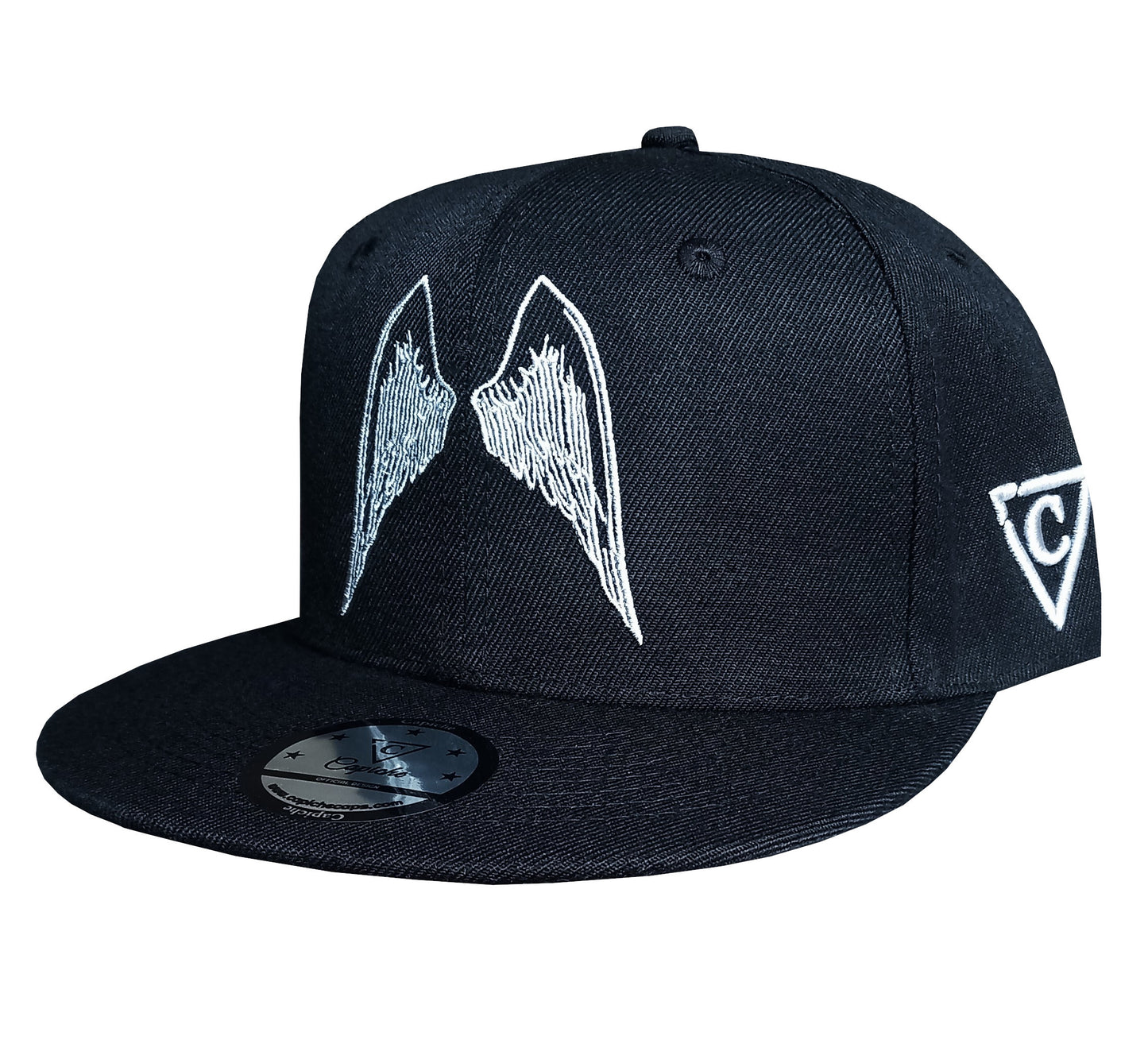 Capiche Grim Reaper Black Snapback Cap (2).jpg