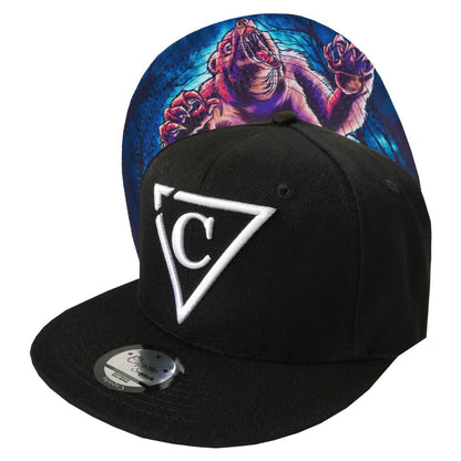 Grizzly Snapback - Black - Capiche Caps Snapback