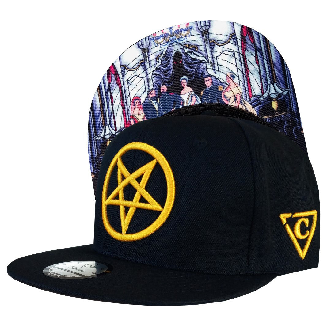 Cursed Royals Snapback - Black - Capiche Caps Black