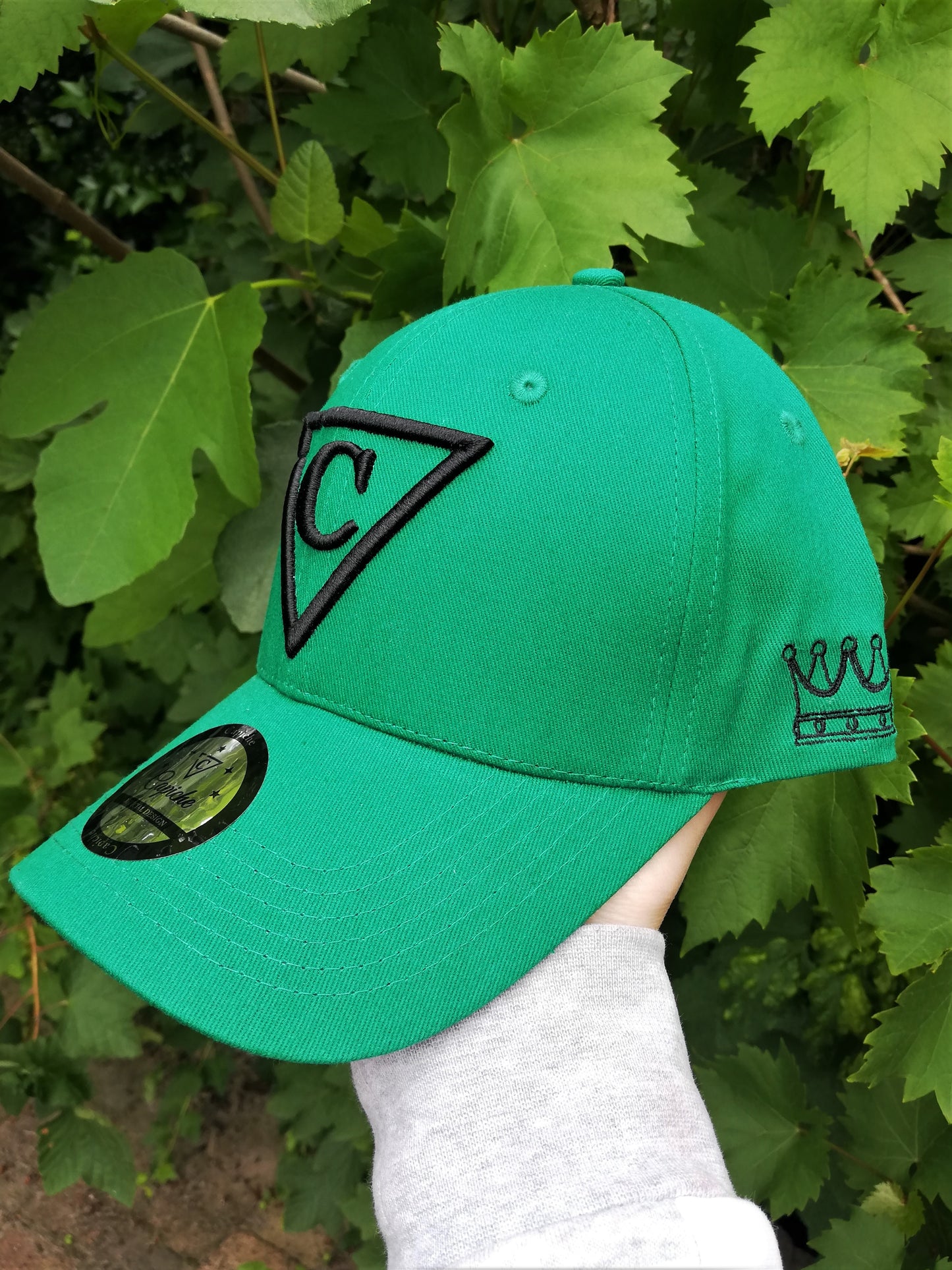 The Tiger Curved Baseball Cap - Green - Capiche Caps Curved Cap