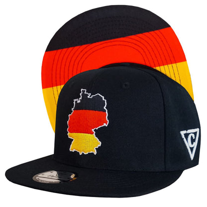 Football Championship Snapback - Germany '24 - Capiche Caps Black