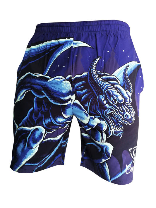 Gargoyle Swim Short - Blue - Capiche Caps Swimming shorts