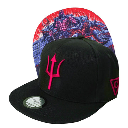 Hades Snapback - Black - Capiche Caps Snapback