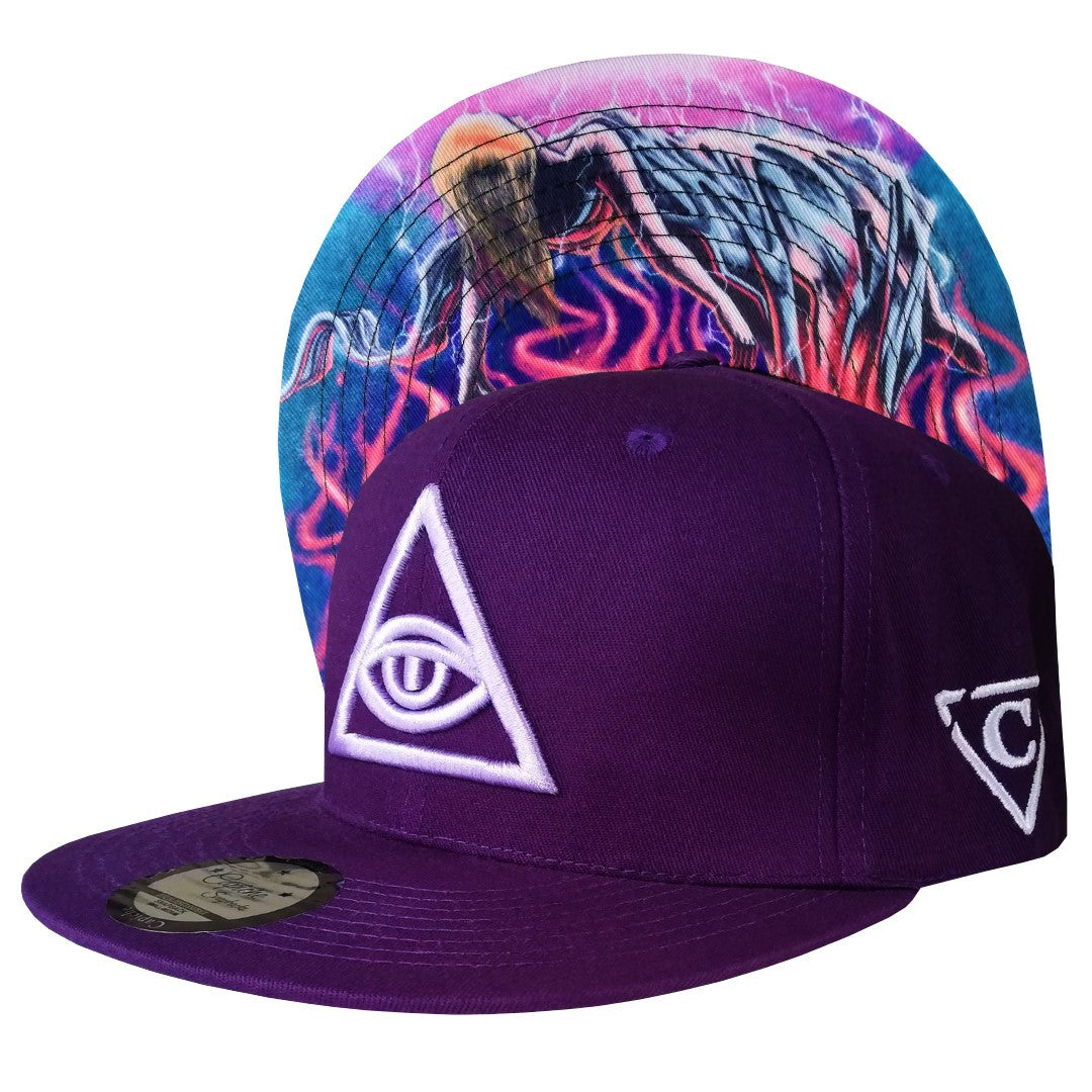 Levitation Snapback - Purple - Capiche Caps Snapback