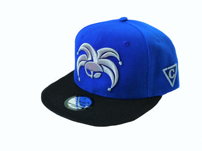 The Clown Snapback - Blue/Black - Capiche Caps Clown