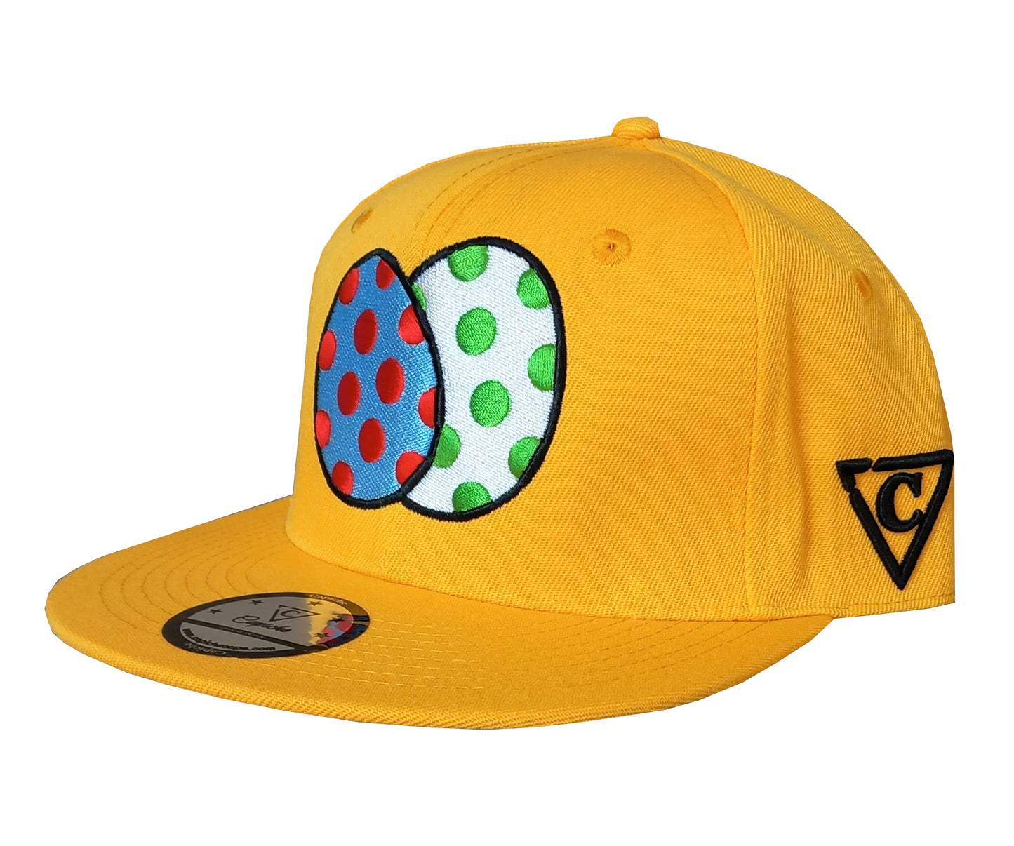 Psycho Bunny Snapback - Yellow - Capiche Caps Limited Edition