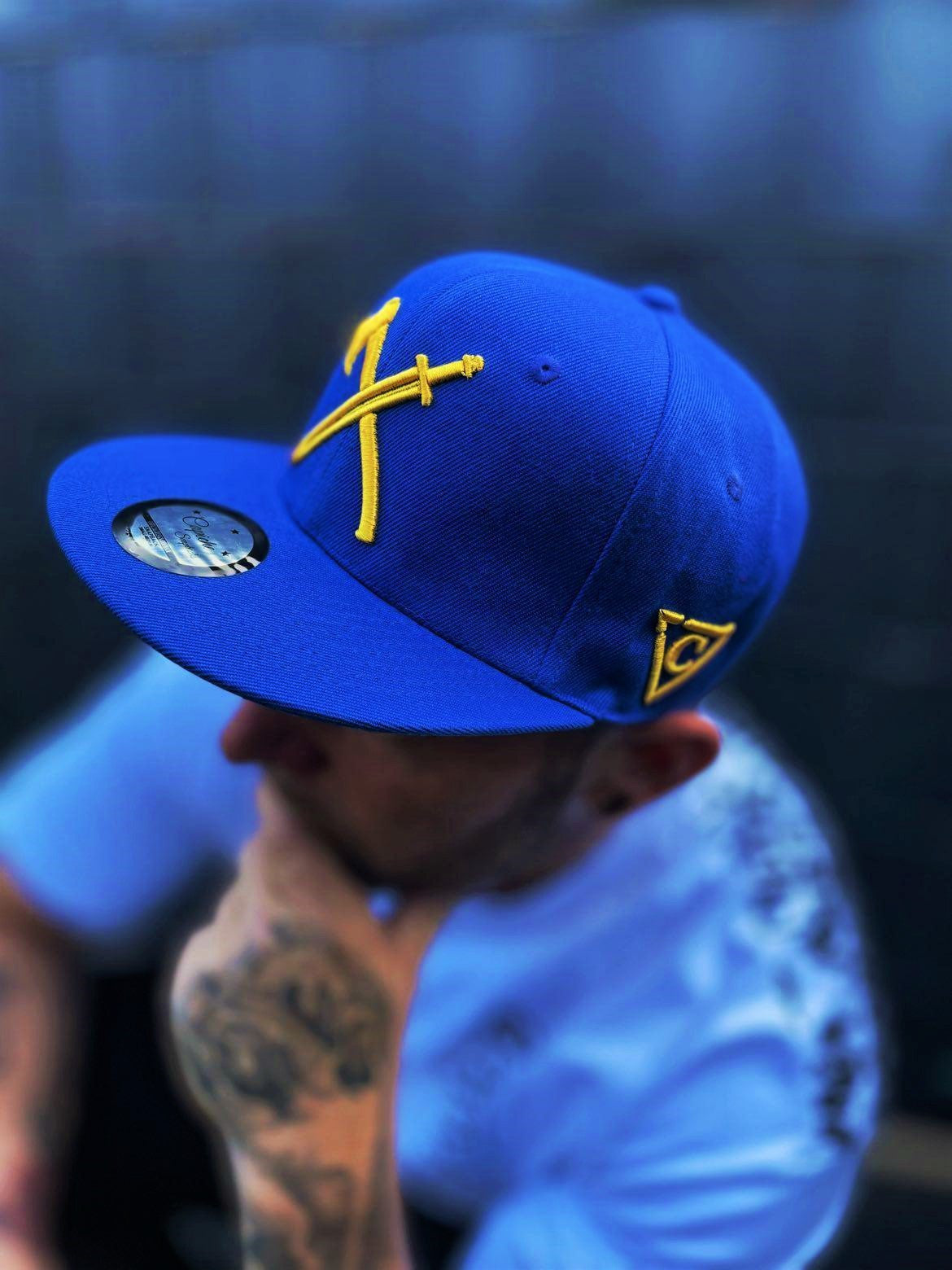 Archer Snapback - Blue - Capiche Caps Snapback