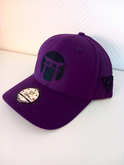 Purple Geisha Curved Cap - Purple - Capiche Caps Purple