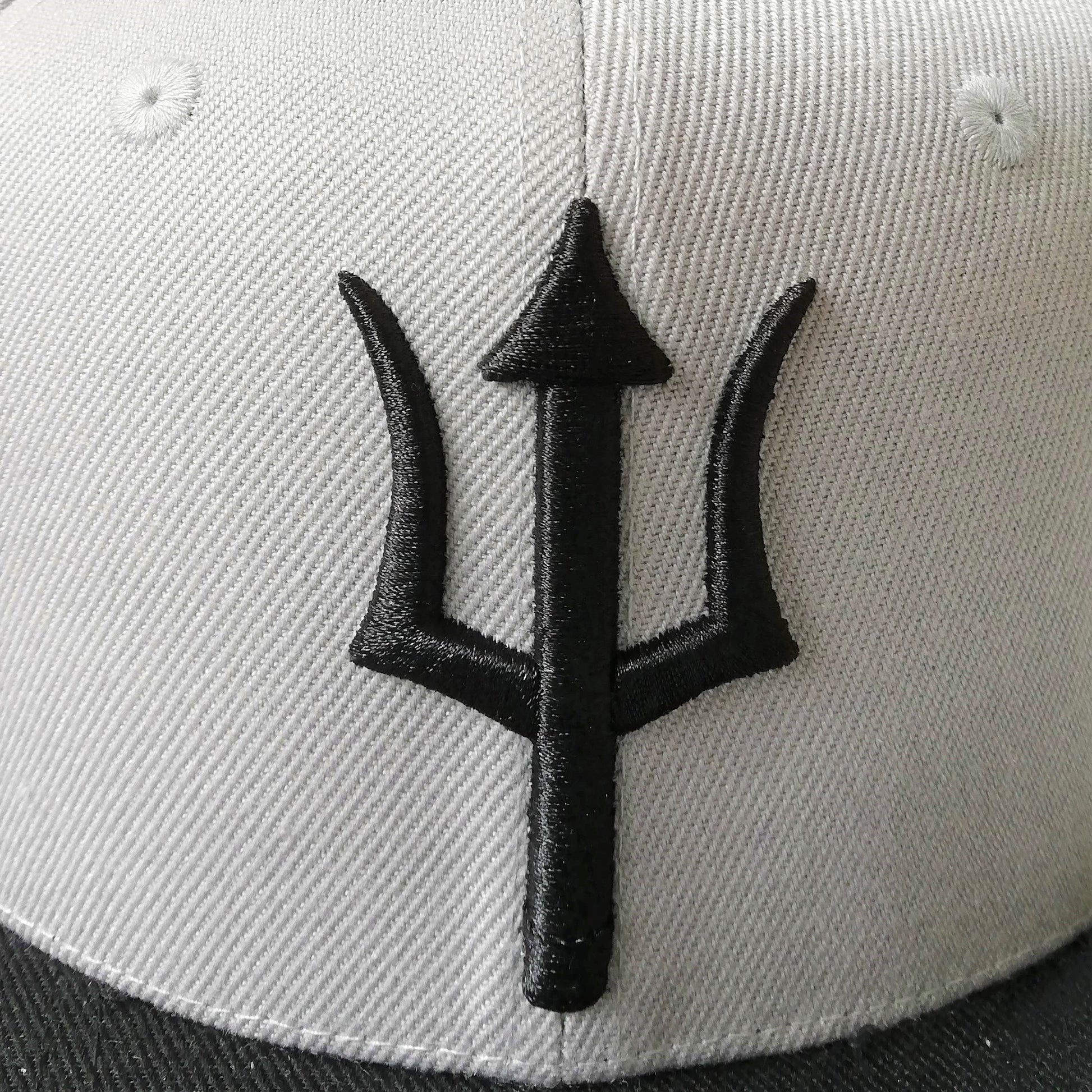 Athena Snapback - Grey/Black - Capiche Caps Black