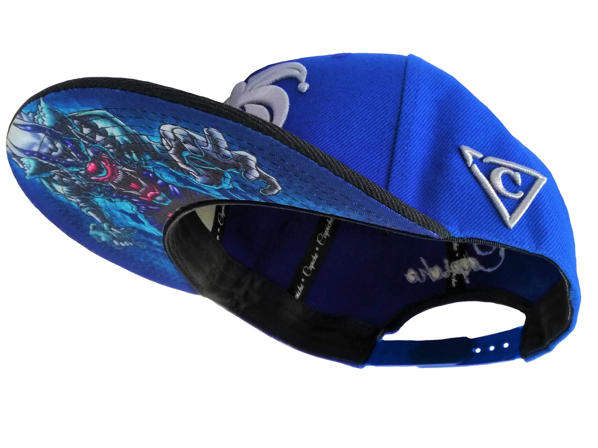 The Clown Snapback - Blue/Black - Capiche Caps Clown