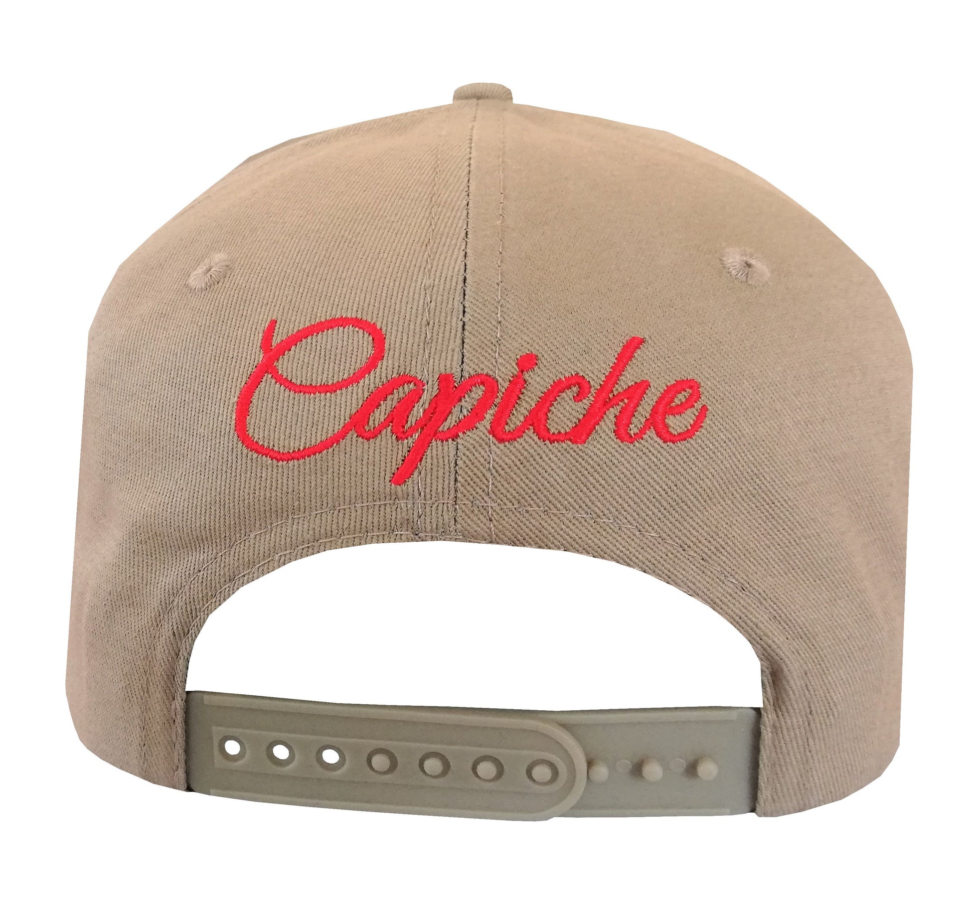 Dimorphodon Snapback - Beige/Red - Capiche Caps Pre-Historic