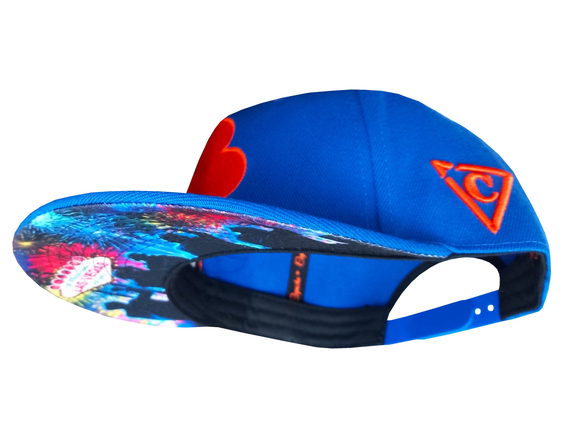 Fireworks Snapback - Blue - Capiche Caps Casino