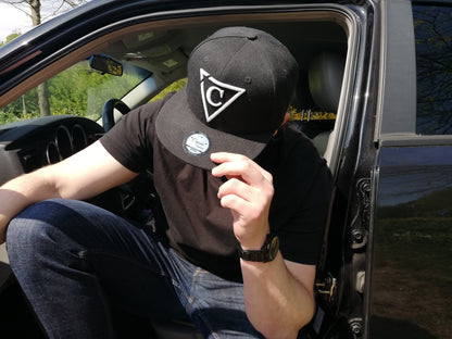 The Cube Snapback - Black - Capiche Caps Snapback