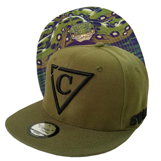 Anaconda Green Snapback Cap (1).jpg