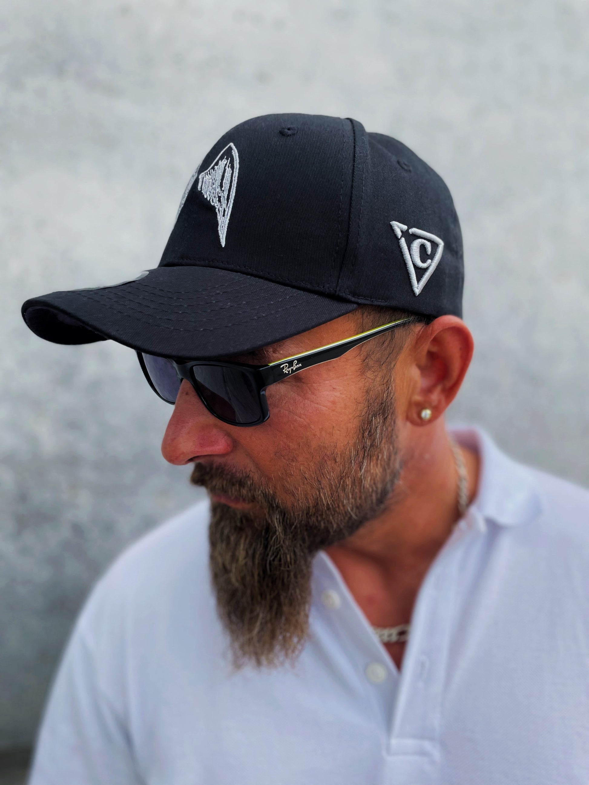 Grim Curved Cap - Black - Capiche Caps All Products Released