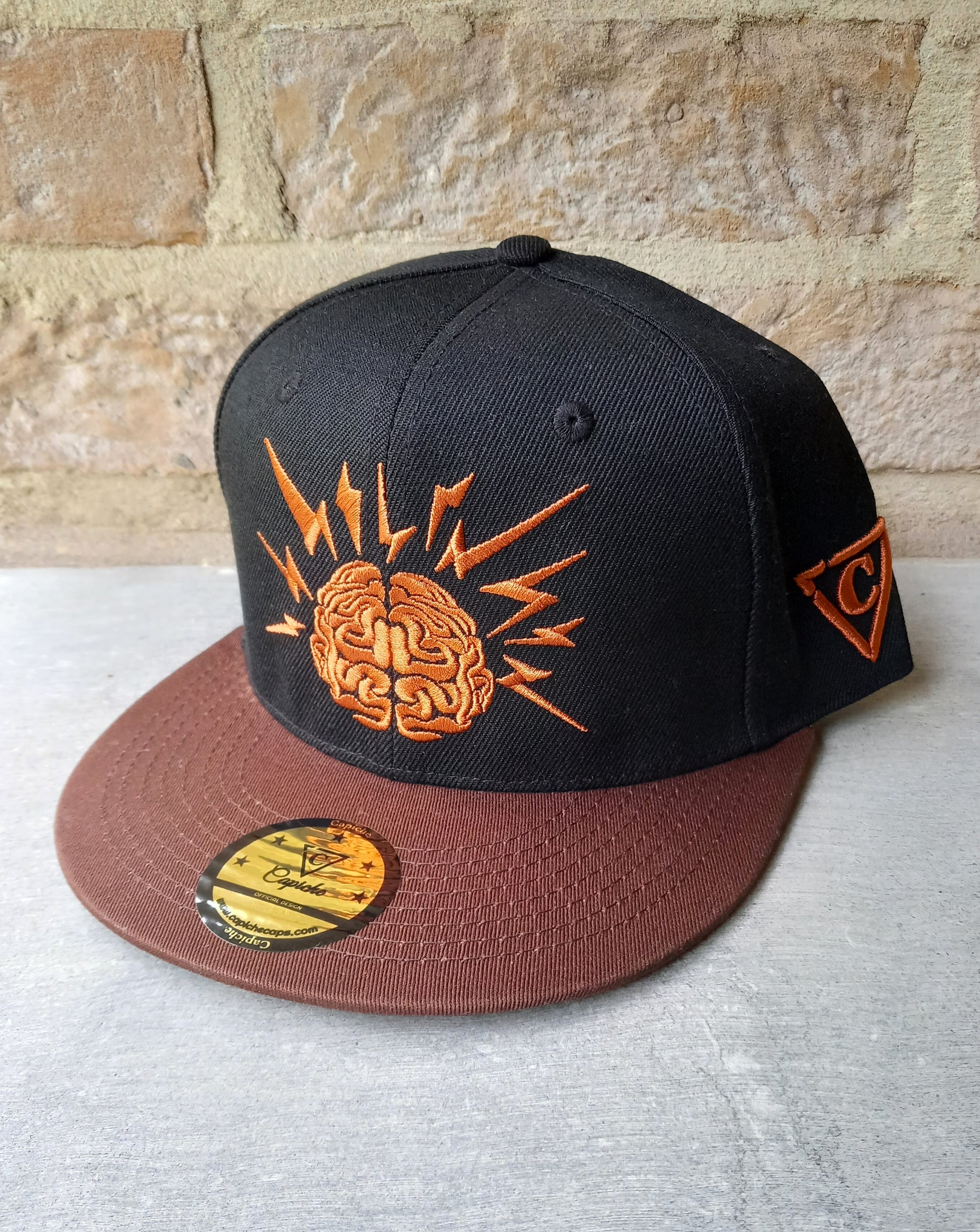 Nobel Snapback - Black/Brown - Capiche Caps Mastermind