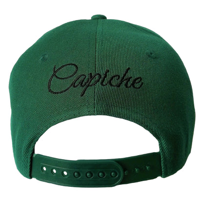 The Shark Snapback - Green/Black - Capiche Caps Black