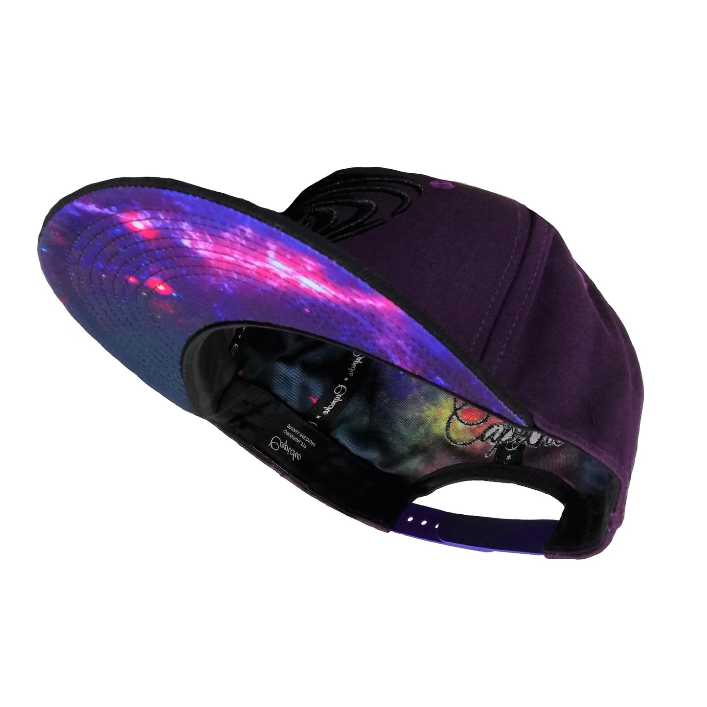 Purple Galaxy Snapback - Capiche Caps Galaxy