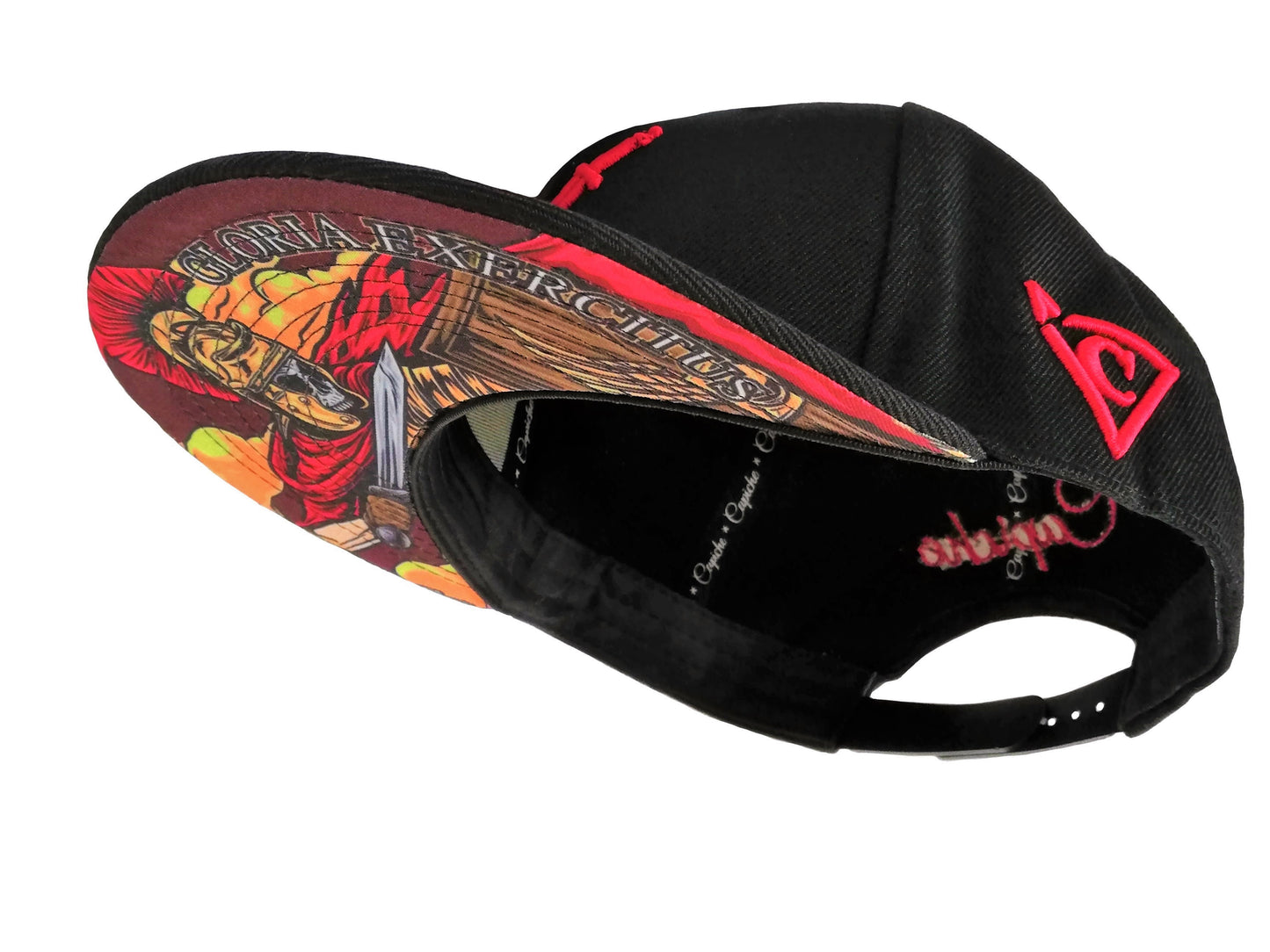 Roman Soldier Snapback - Black - Capiche Caps Snapback