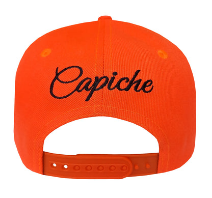 Devil's Gate Snapback - Neon Orange - Capiche Caps Orange