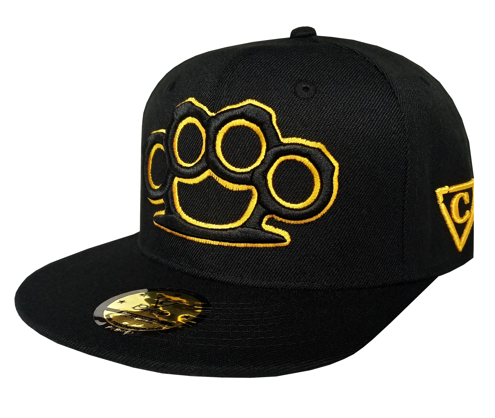 Enno_Ink x Capiche Collab Snapback - Knockout - Capiche Caps Black