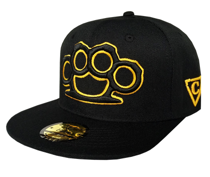 Enno_Ink x Capiche Collab Snapback - Knockout - Capiche Caps Black