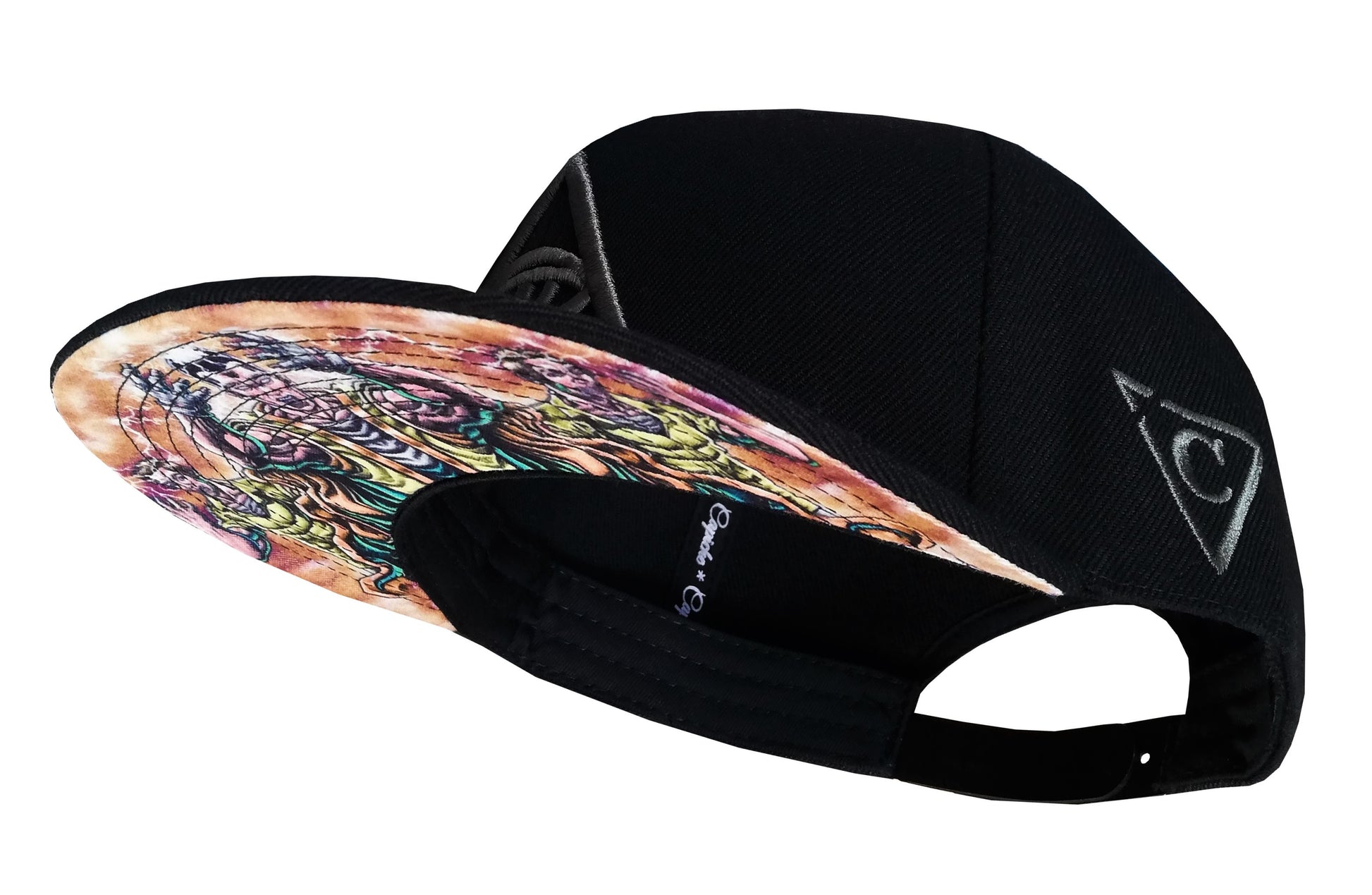 Telepathy Snapback - Black - Capiche Caps Snapback