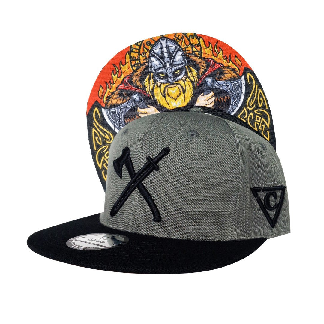 DAD&CHILD Set Viking - Grey - Capiche Caps Snapback