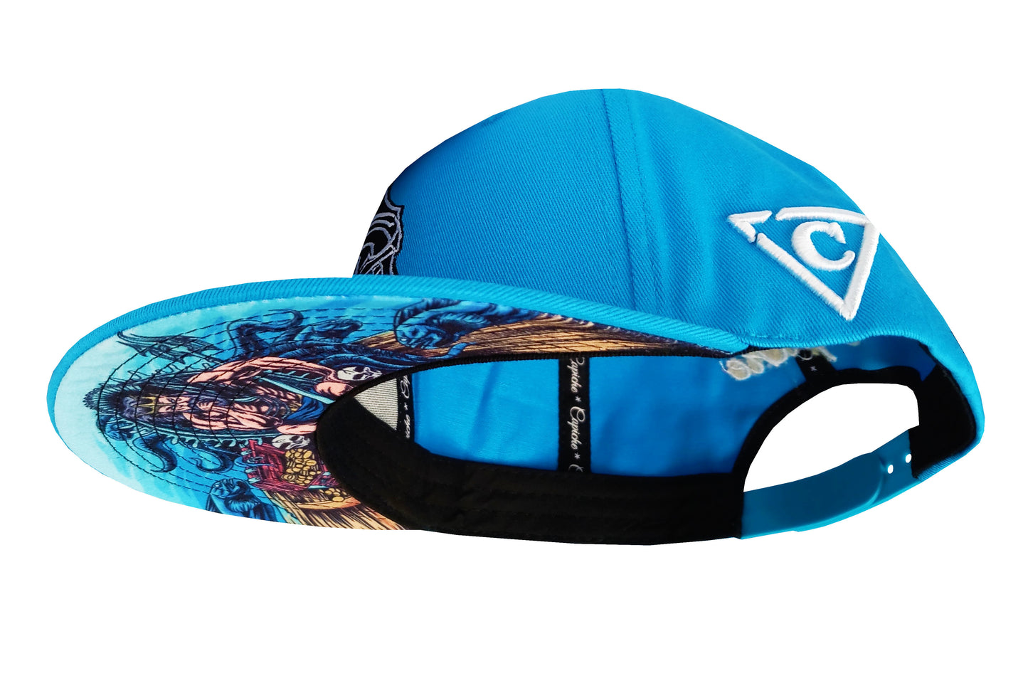 Njord Snapback - Blue - Capiche Caps Norse Mythology