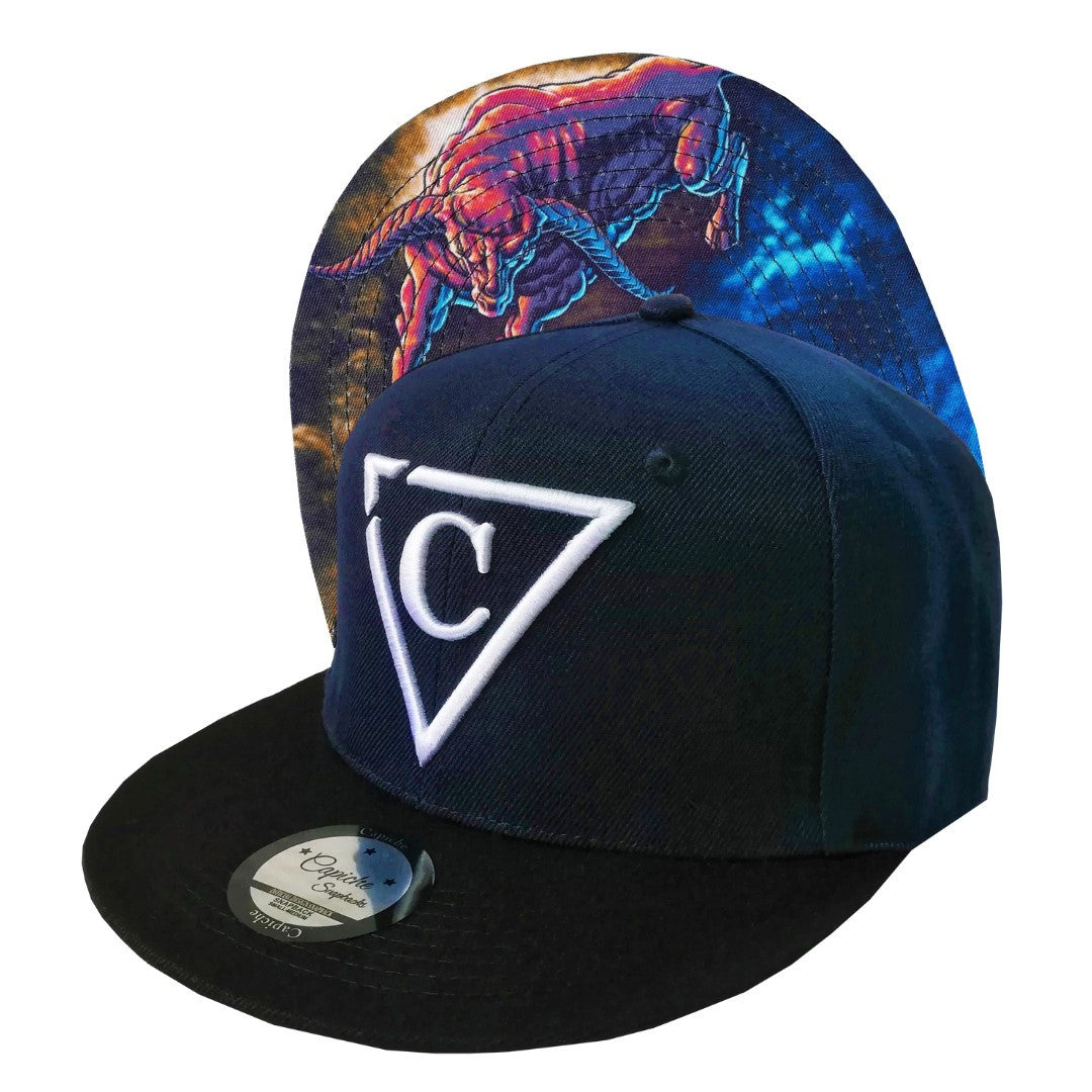 Buffalo Snapback - Dark Blue/Black - Capiche Caps Black