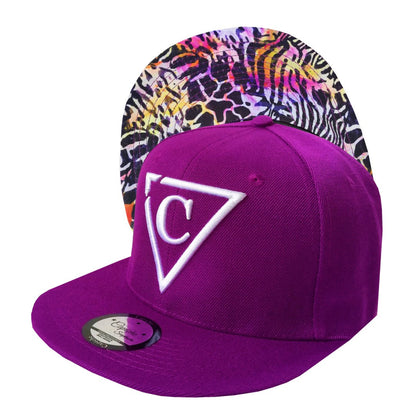 Capiche Colored Safari Purple Snapback Cap (1).jpg