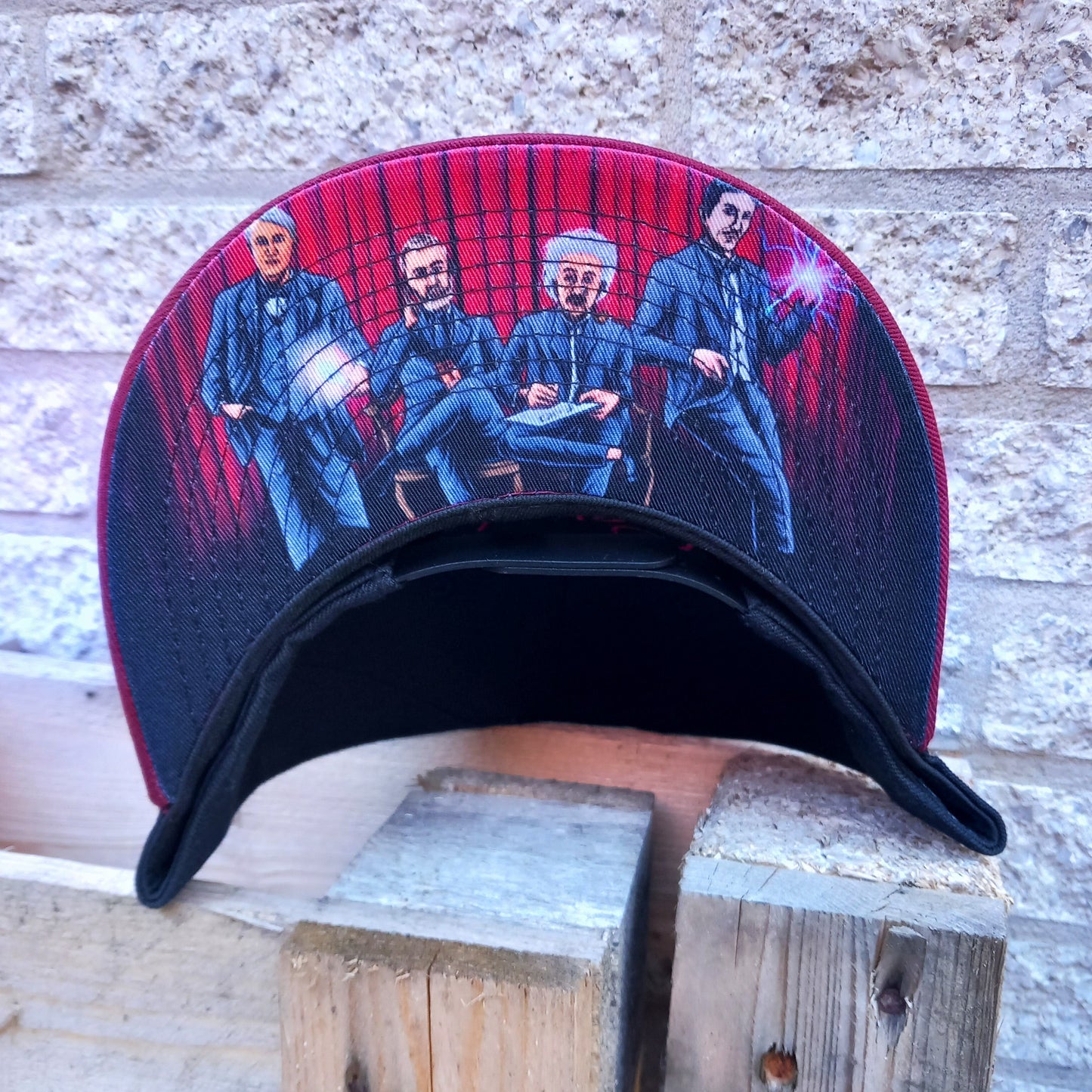 Casquette Masterminds Snapback - Noir/Rouge foncé - Capiche Caps Mastermind