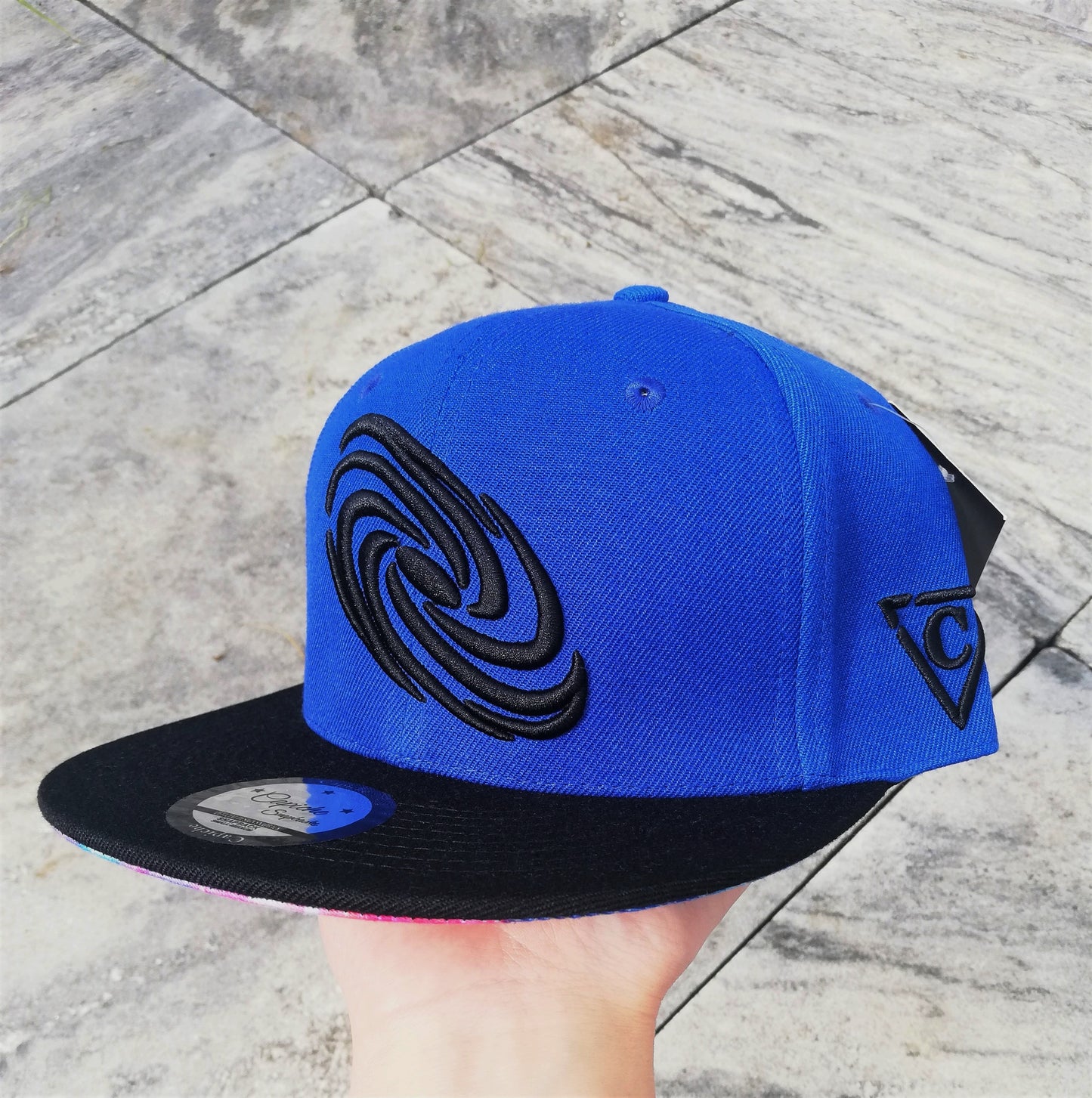 Blue Galaxy Snapback - Capiche Caps Galaxy