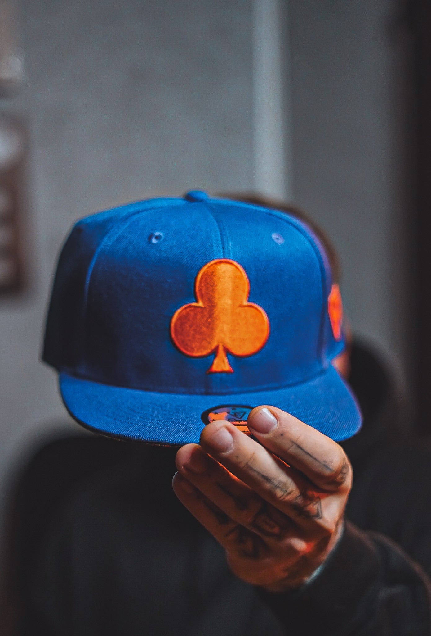 Fireworks Snapback - Blue - Capiche Caps Casino