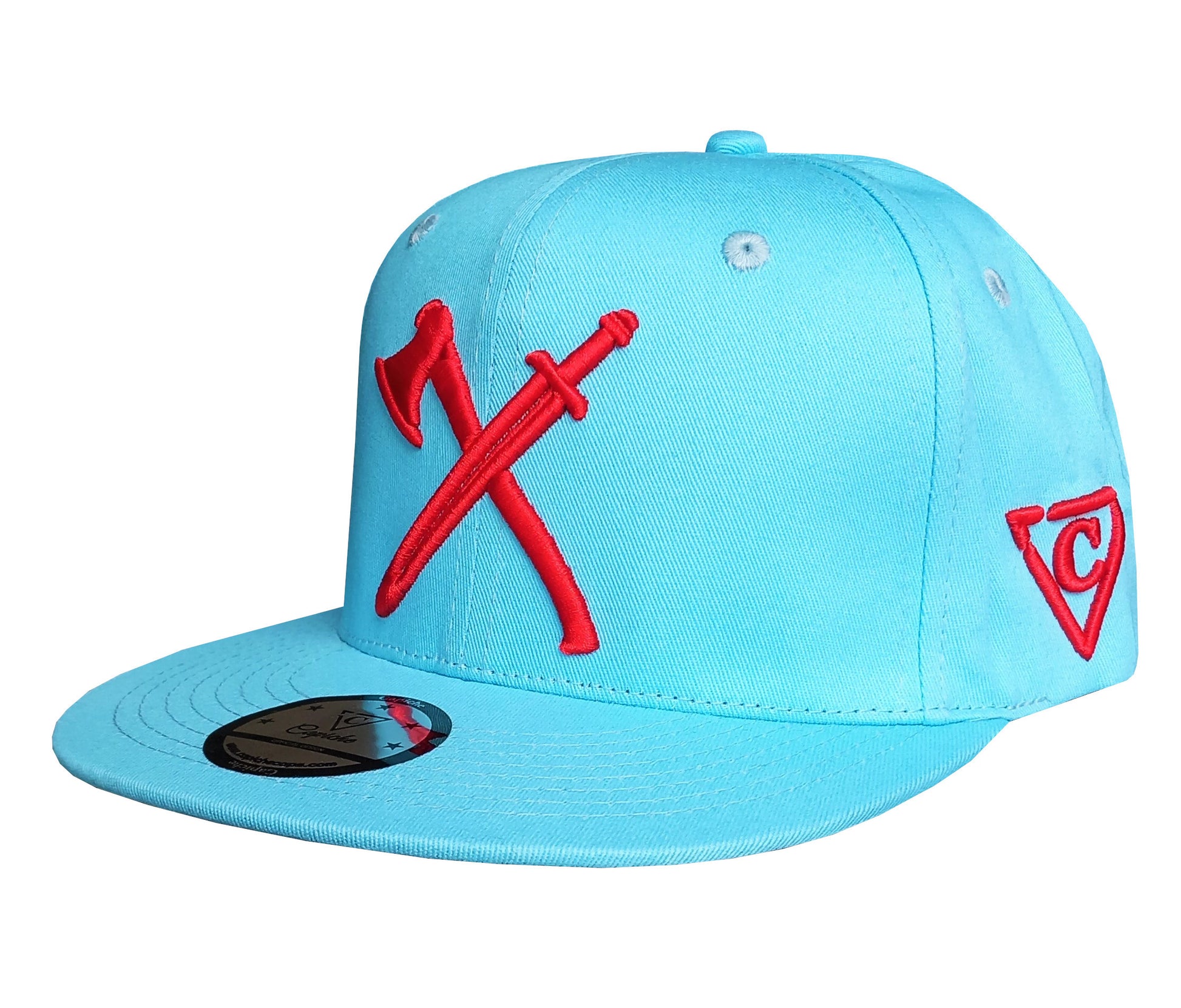 Swiss Pikemen Snapback - Blue - Capiche Caps Snapback