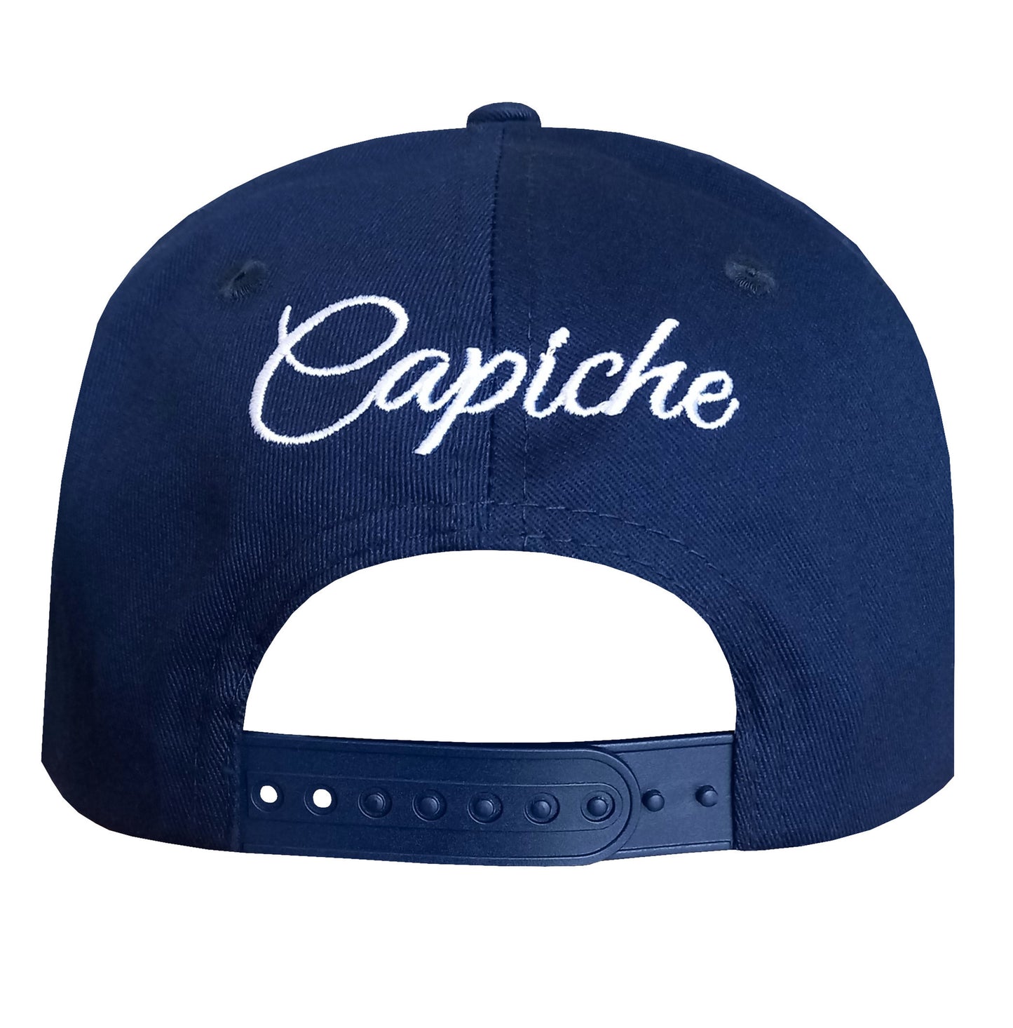 Sapphire Snapback - Blue Holographic Brim - Capiche Caps Holographic