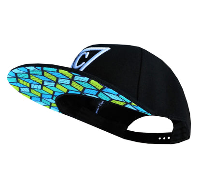 The Cube Snapback - Black - Capiche Caps Snapback