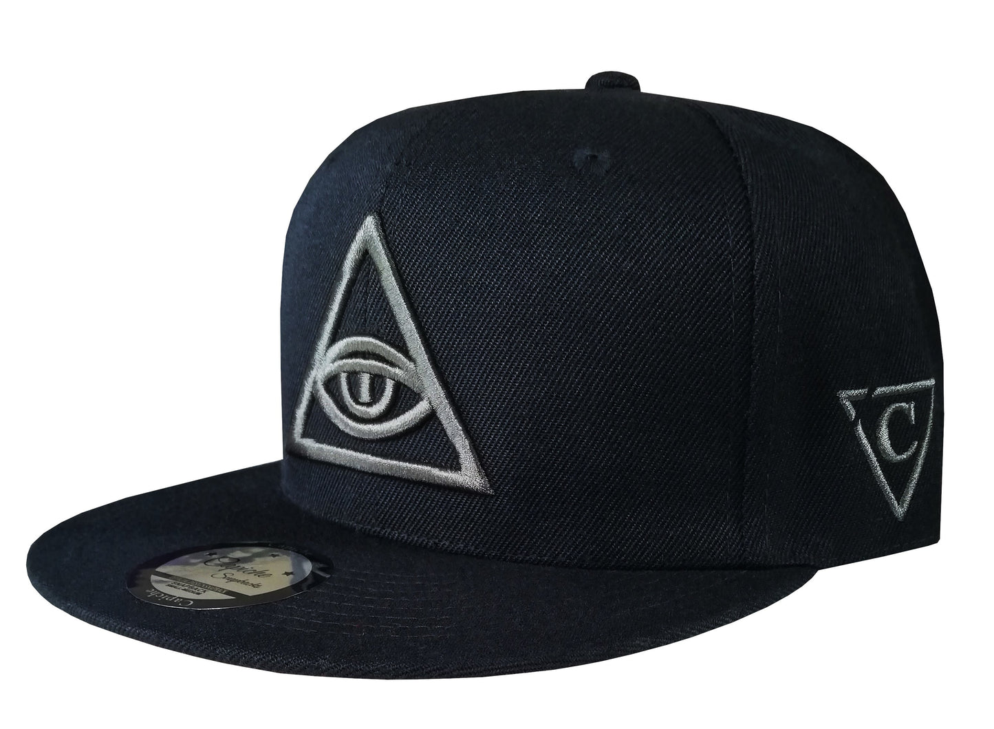 Telepathy Snapback - Black - Capiche Caps Snapback