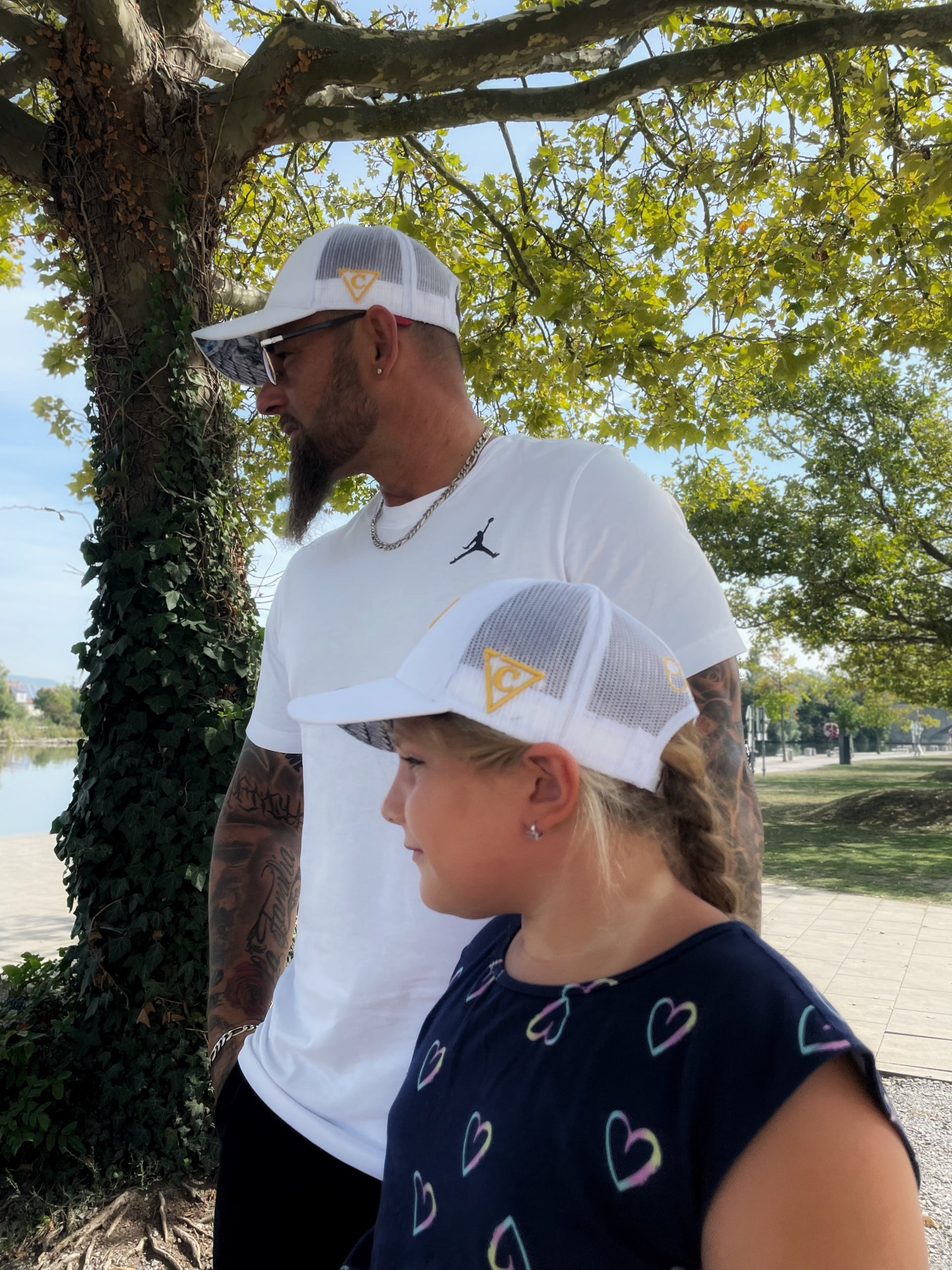 Pegasus Trucker Cap Child Size - White - Capiche Caps Children