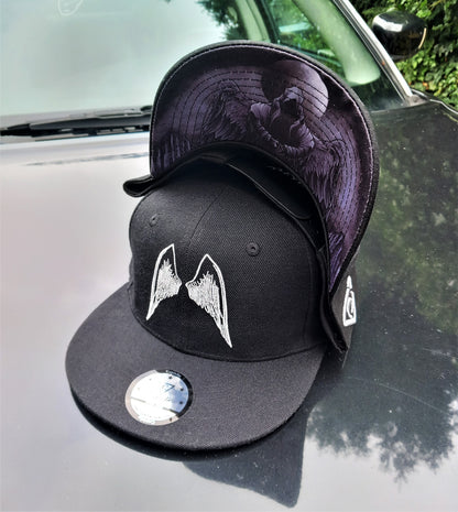 Grim Curved Cap - Black - Capiche Caps All Products Released