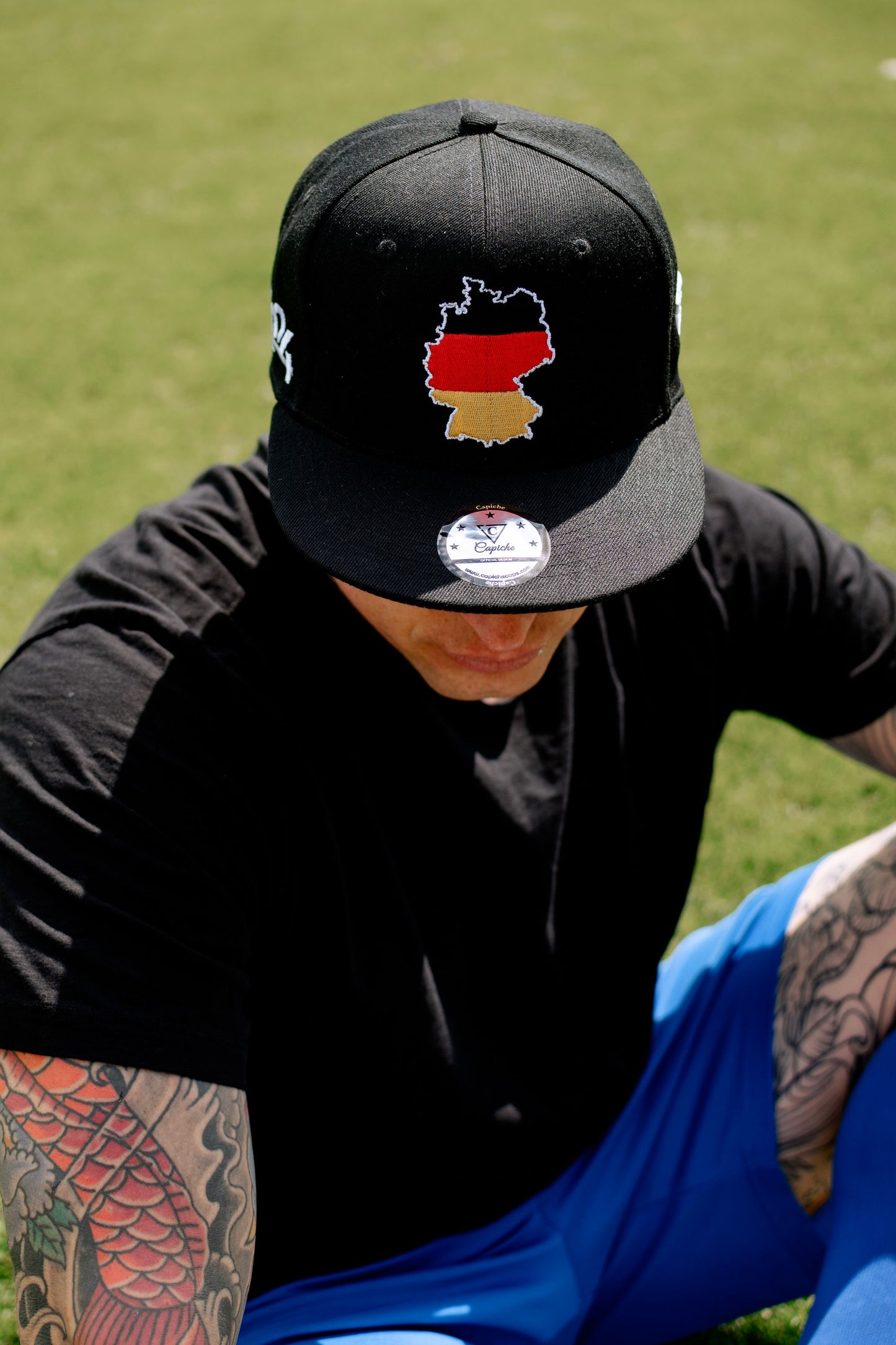 Football Championship Snapback - Germany '24 - Capiche Caps Black