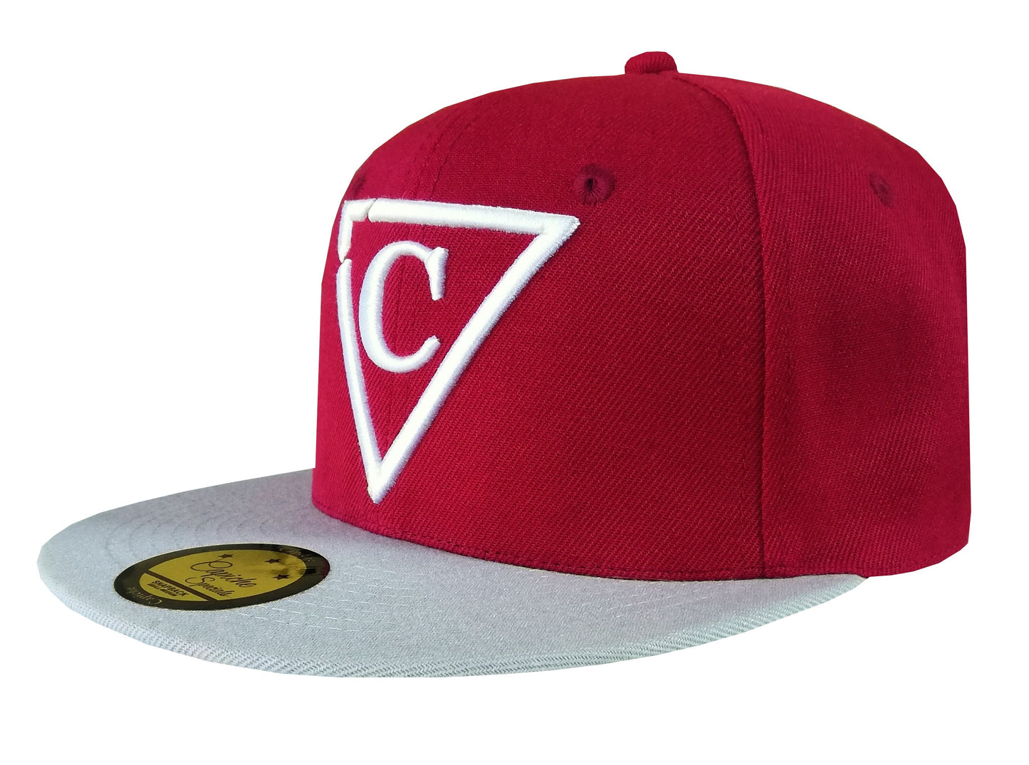 Slimeyes Snapback - Red/Grey - Capiche Caps Special