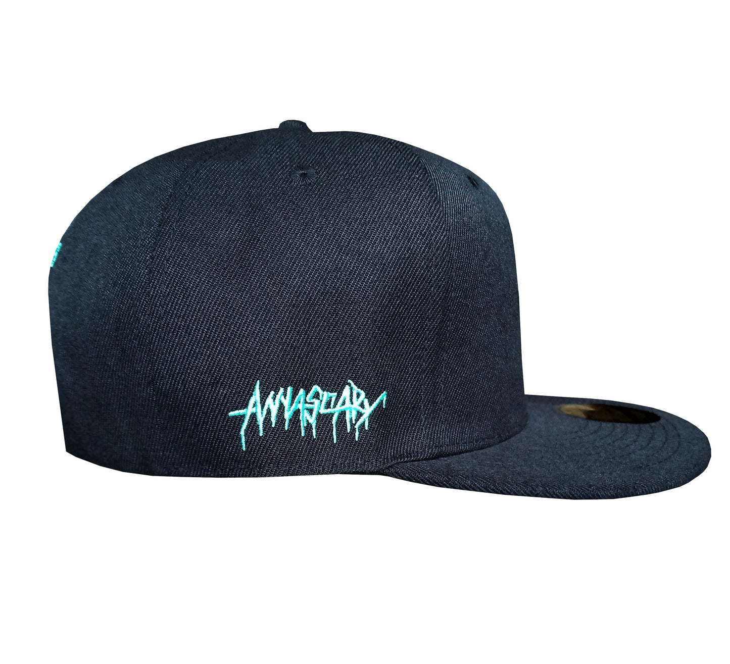 Anna Scary x Capiche Collab Snapback - Black/Mint - Capiche Caps Black