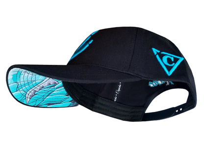 Dunkleosteus Curved Cap - Black - Capiche Caps Black