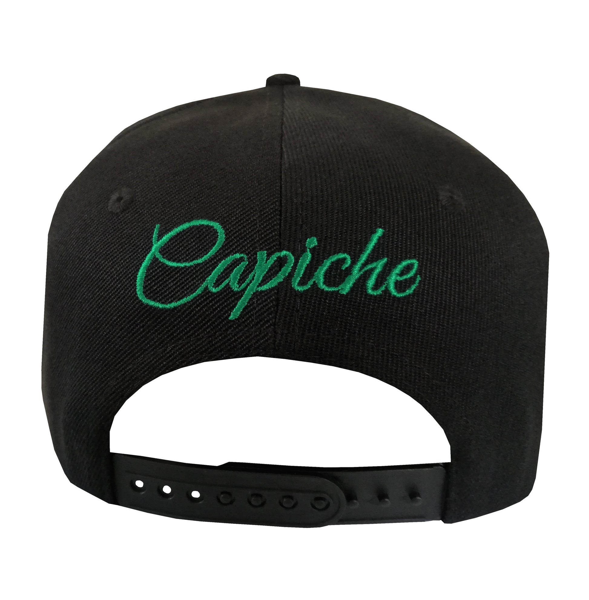 DAD&CHILD Set T-rex - Black/Green - Capiche Caps Black