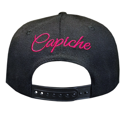 Arcano XV x Capiche Collab Snapback - Black/Red - Capiche Caps Black