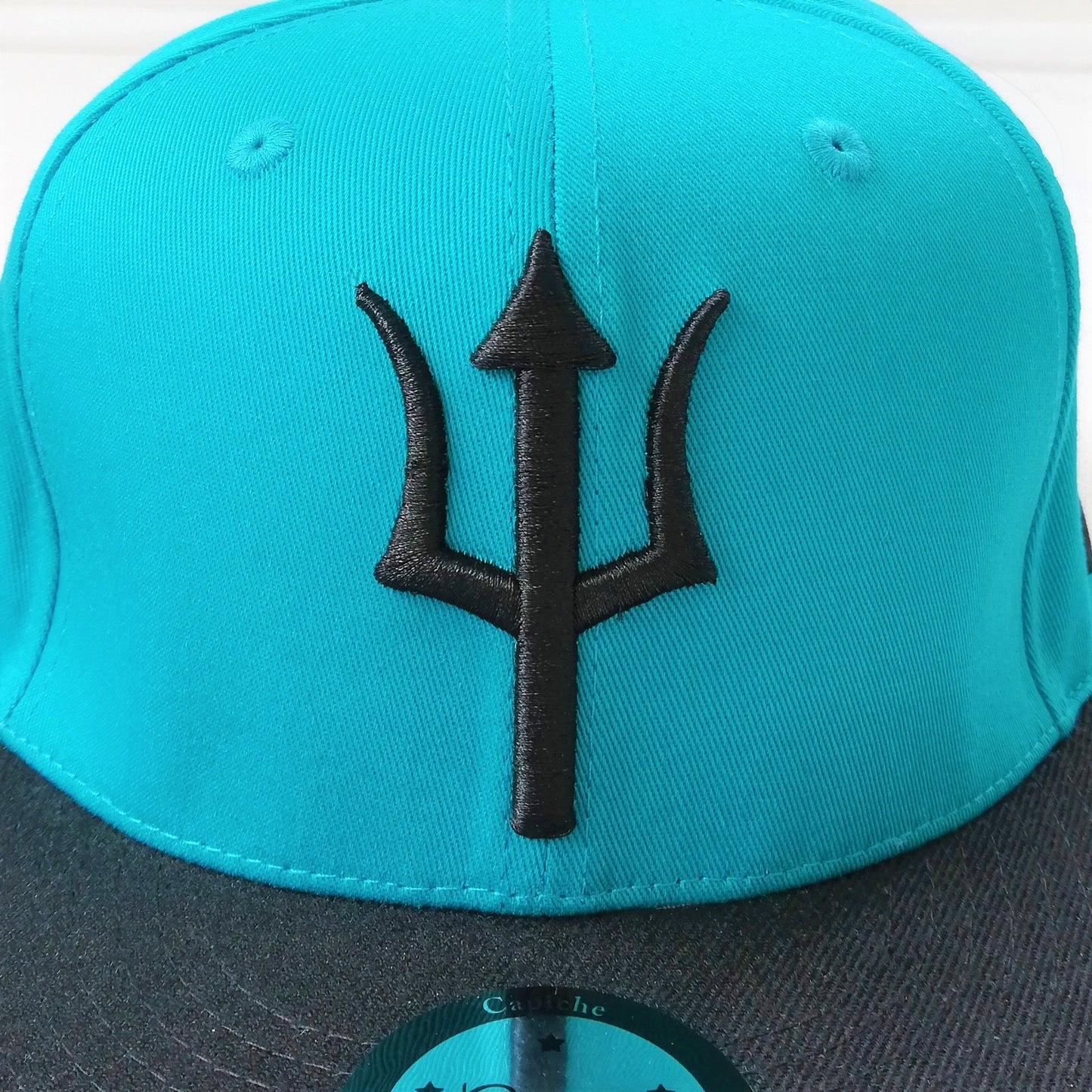 Cerberus Snapback - Blue/Black - Capiche Caps Black